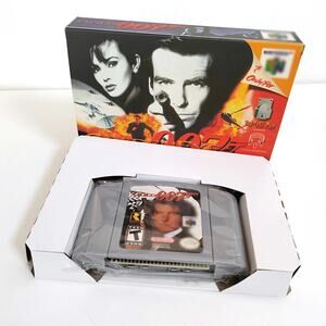 N64 GoldenEye 007 Game Cartridge USA Version English with Retail Box